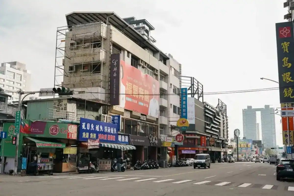 台中兩天一夜行程規劃：台中市區街景