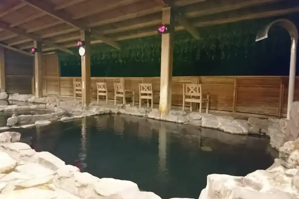 龍谷觀光大飯店露天溫泉池與木質空間，是人氣谷關溫泉飯店推薦選擇。