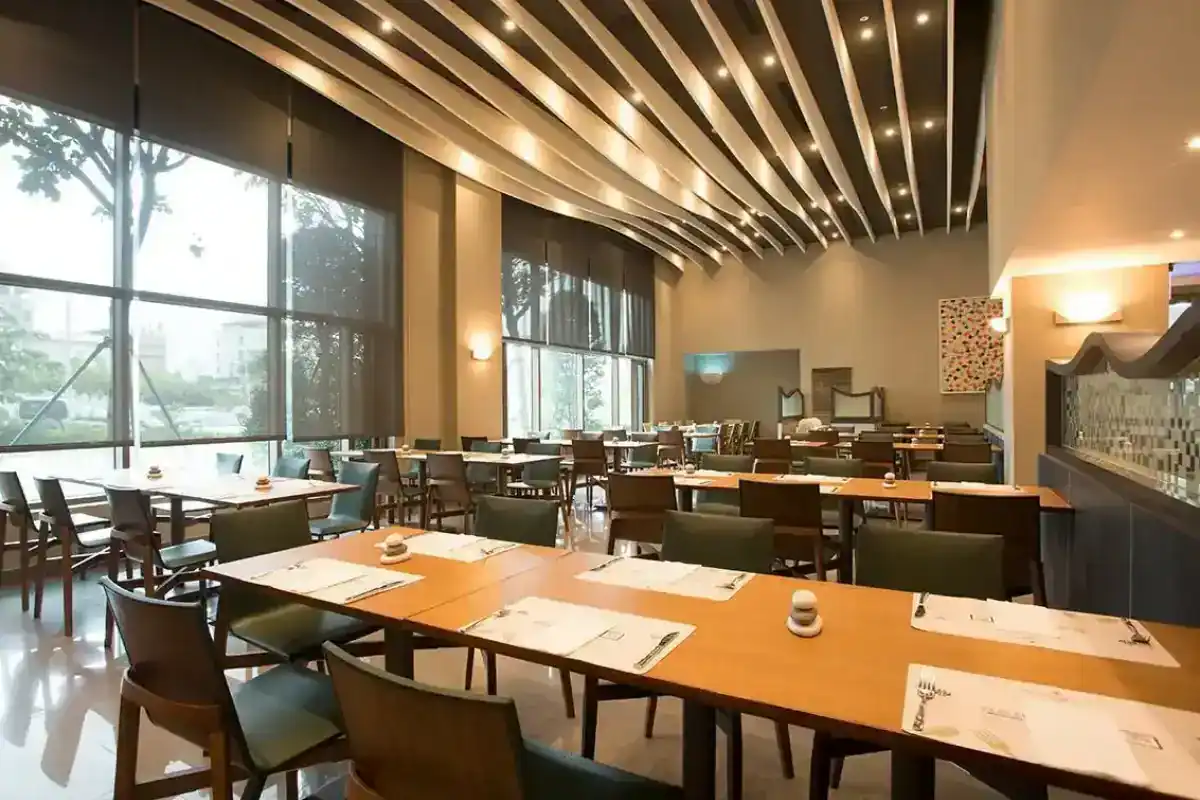 台中親子景點免費住宿推薦：台中港酒店餐廳