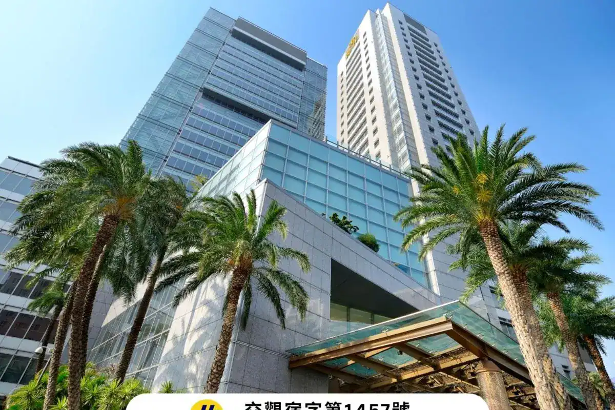 台中包棟villa替代方案裕元花園酒店的雙塔外觀