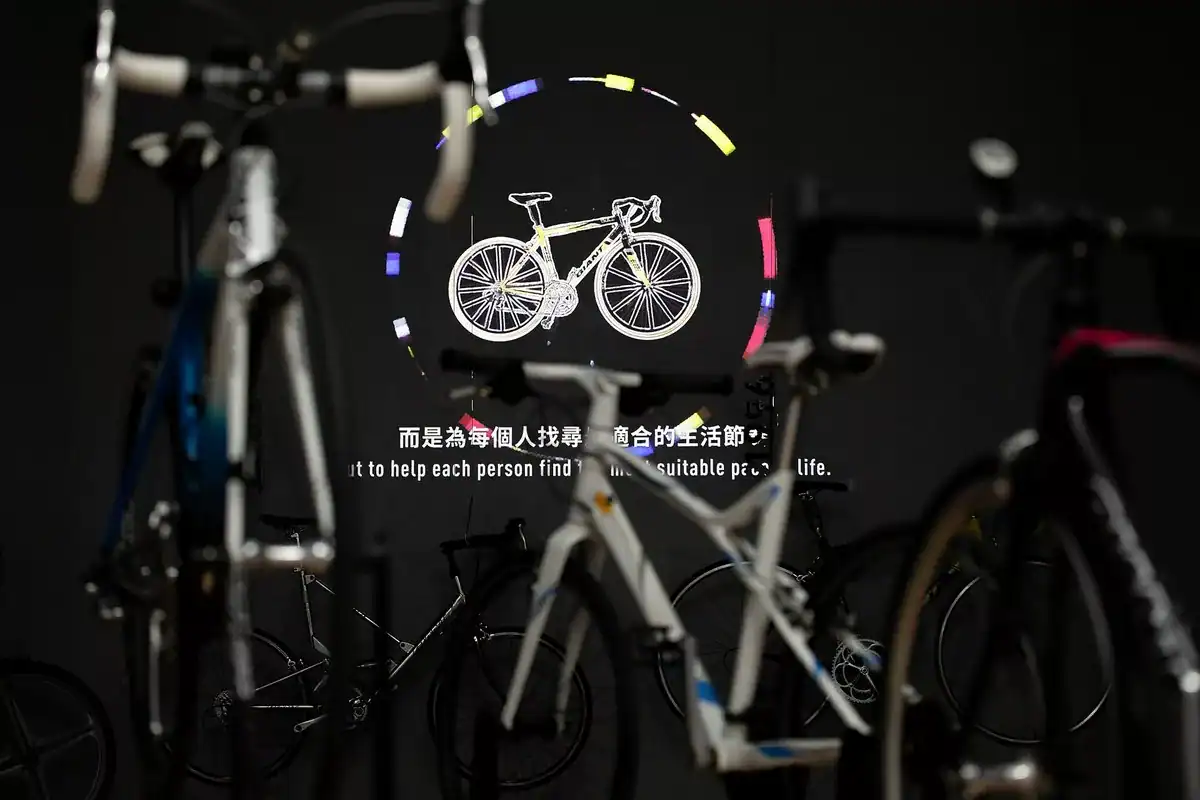 自行車文化探索館的展廳與自行車陳列,台中室內景點裡的中科主題館