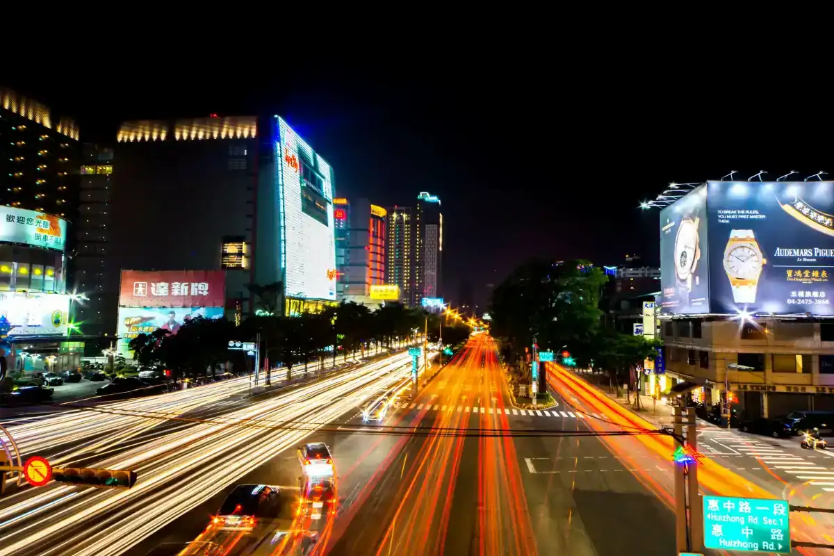 台中跨年可以去哪－台中七期與西屯區夜景