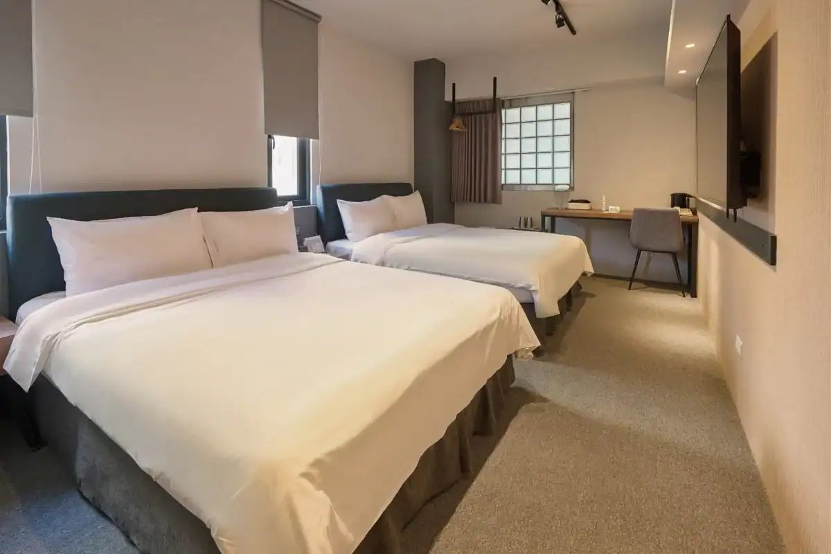 台中東區住宿推薦:逗點旅店客房實景