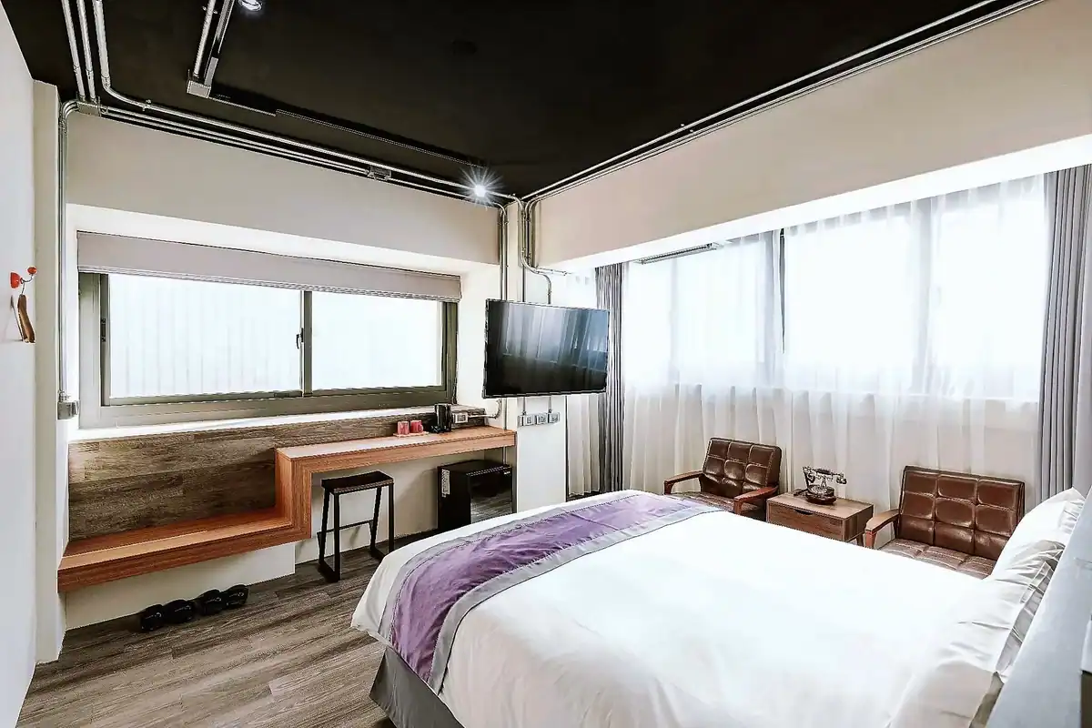 台中北區住宿推薦:台中薩圖恩文旅客房實景
